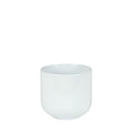 Hortus Havana Glossy White Ceramic Pot (13cm)