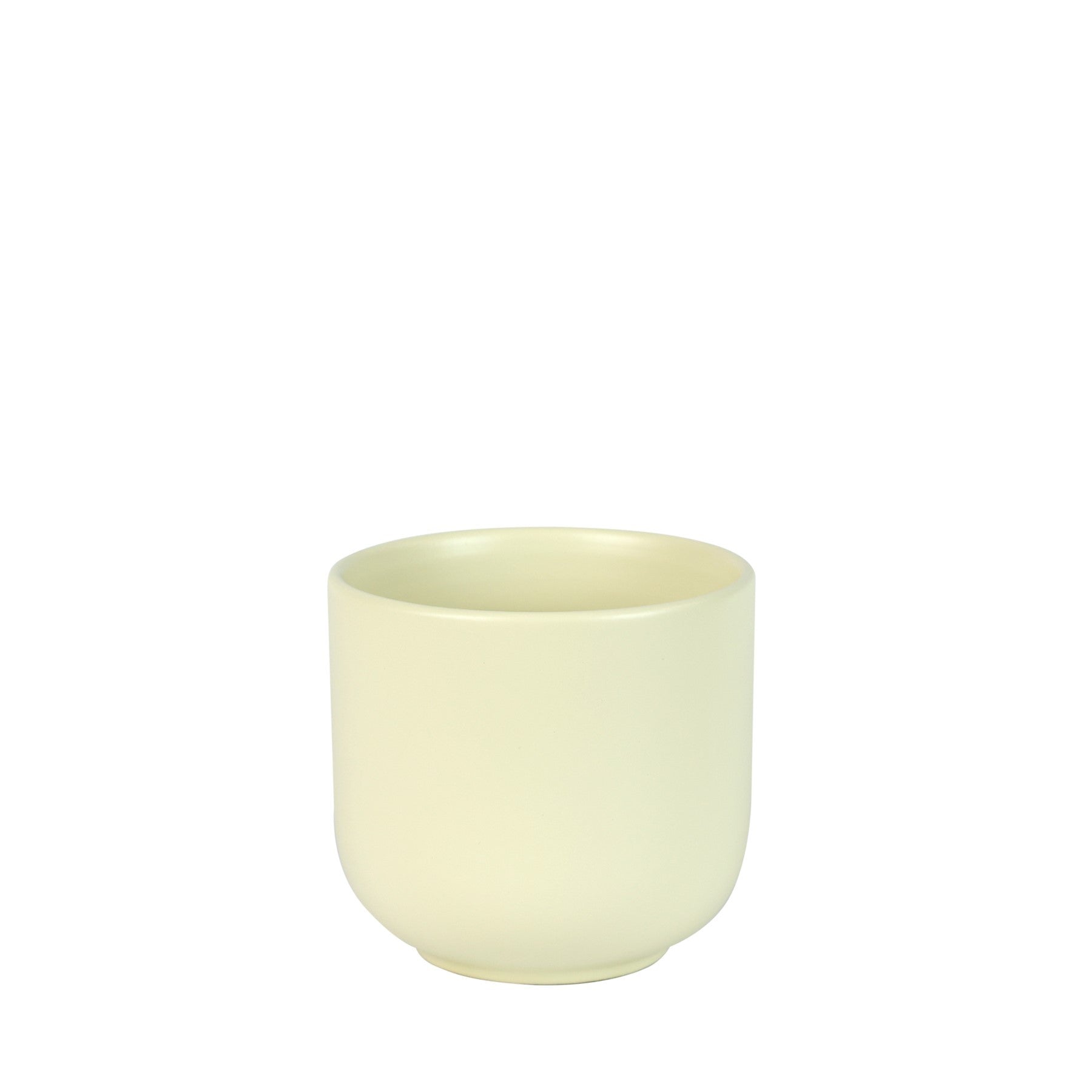 Hortus Havana Matt Cream Ceramic Pot (13cm)