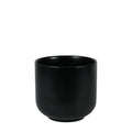 Hortus Havana Matt Black Ceramic Pot (15cm)