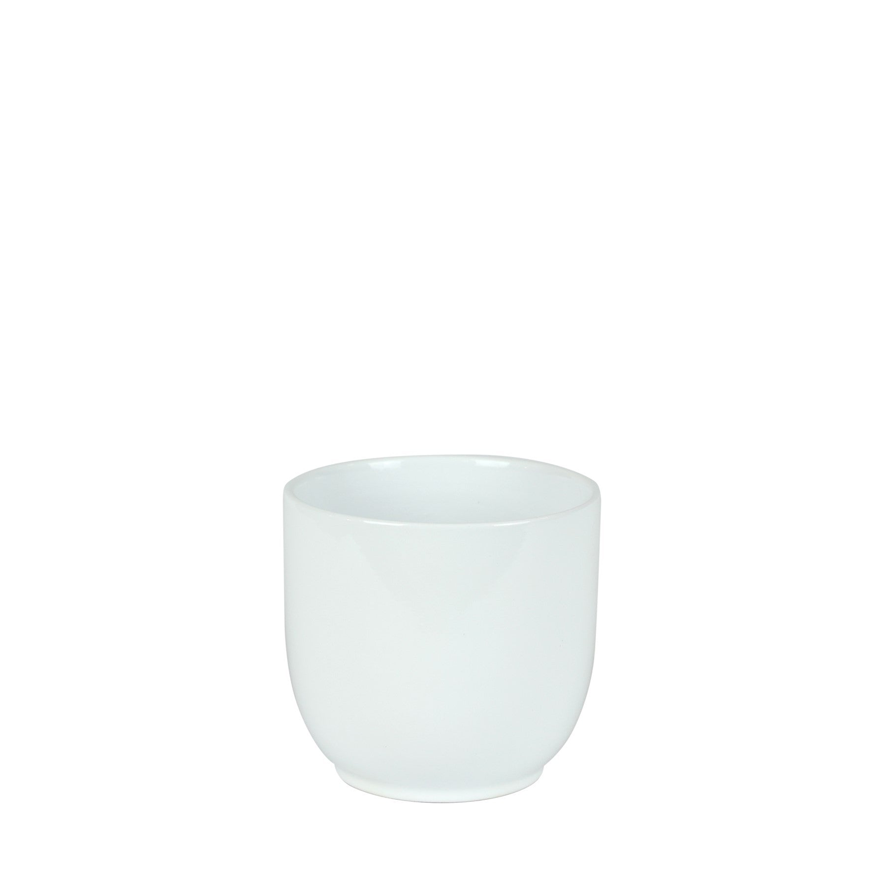 Glossy White Hortus Pot (12.5x12cm)