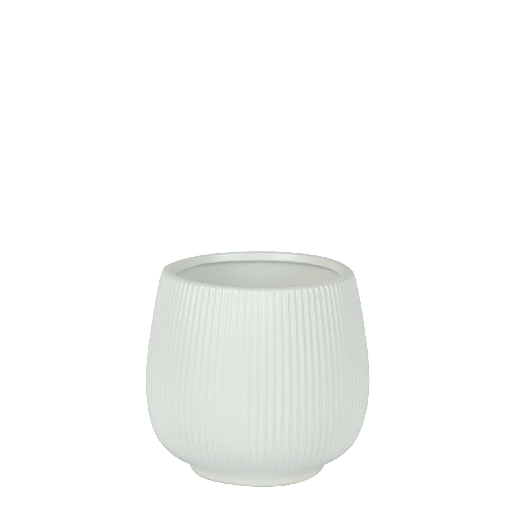 Matt White Hortus Lisbon Pot (12.5x13cm)
