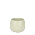 Hortus Matt Cream London Pot (12cm H x 13cm Dia)