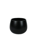 Glossy Black Hortus London Pot (14.5x14cm)