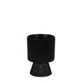Matt Black Hortus Oslo Pot (11.5x16cm)