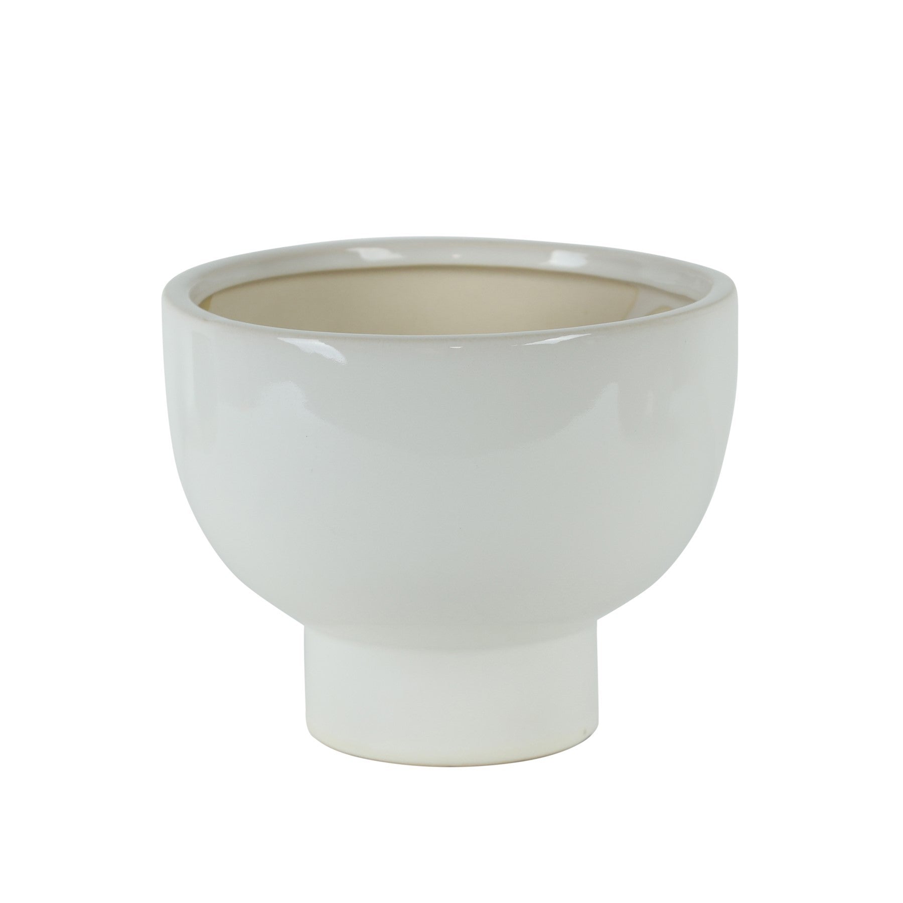 Hortus Cream Botany Ceramic Bowl (16cm H)
