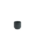 Glossy Grey Hortus Tokyo Pot (13x12cm)
