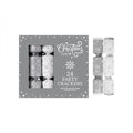 Pack of 24 Silver Stars Crackers (9 Inch)