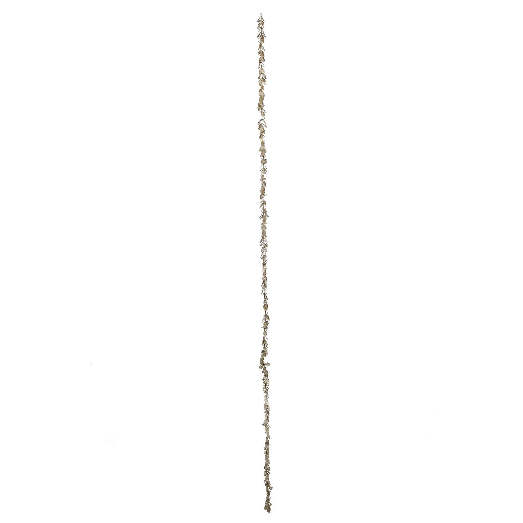 Champagne Sparkle Box Leaf Garland (180cm)