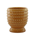 Yellow Hortus Hobart Footed Pot (20x21.5cm)