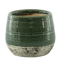 Green Hortus Sydney Reactive Glaze Pot (22 x 22.5cm)