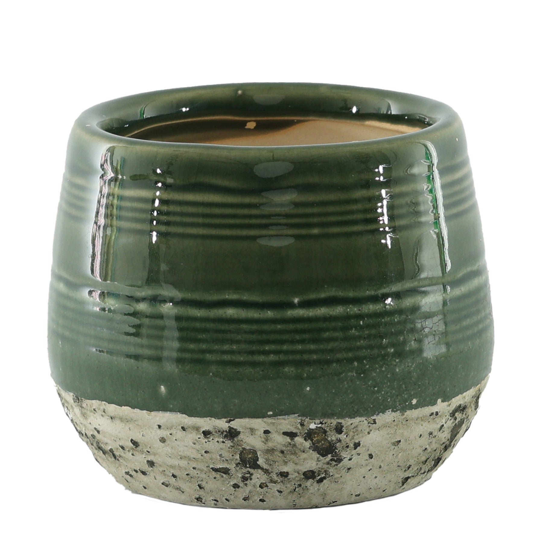 Green Hortus Sydney Reactive Glaze Pot (22 x 22.5cm)