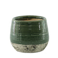 Green Hortus Sydney Reactive Glaze Pot (20.5x18.5cm)