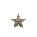 Gold Glitter Star Hanging Decoration (20cm)