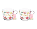 Assorted Mothers Day Floral Glass Mug