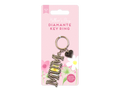 Mum Diamante Keyring
