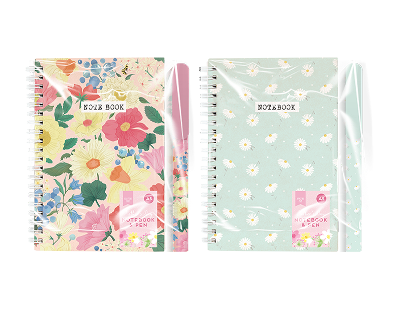 Assorted Mothers Day A5 Notebook &amp; Pen Set