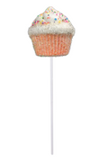 Pink Frosted Cupcake Pick (55cm)