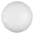 White Foil Circle Balloon (18 Inch)