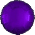 Purple Foil Circle Balloon (18 Inch)