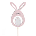 Pink Easter Bunny Pick (10cm)
