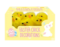 Pack of 6 Easter Chick Decorations (4cm)