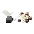Outdoor Light White Berry Garland x 15 LED (180cm))