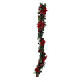 Poinsettia &amp; Pine Garland (180cm)