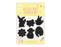 Pack of 6 Easter Craft Scratch Art