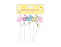 Pack of 5 Mini Bunny Decorative Picks