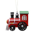 Red &amp; Green Train Hanging Ornament (9cm)