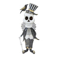 Halloween Metal Skeleton with Crow (56cm)