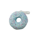 Light Blue Glitter Donut Hanging Decoration (15cm)