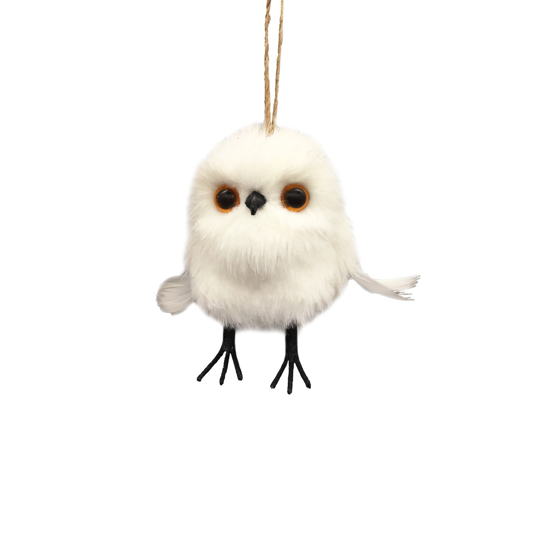 White Owl Hanging Decoration (10cm)