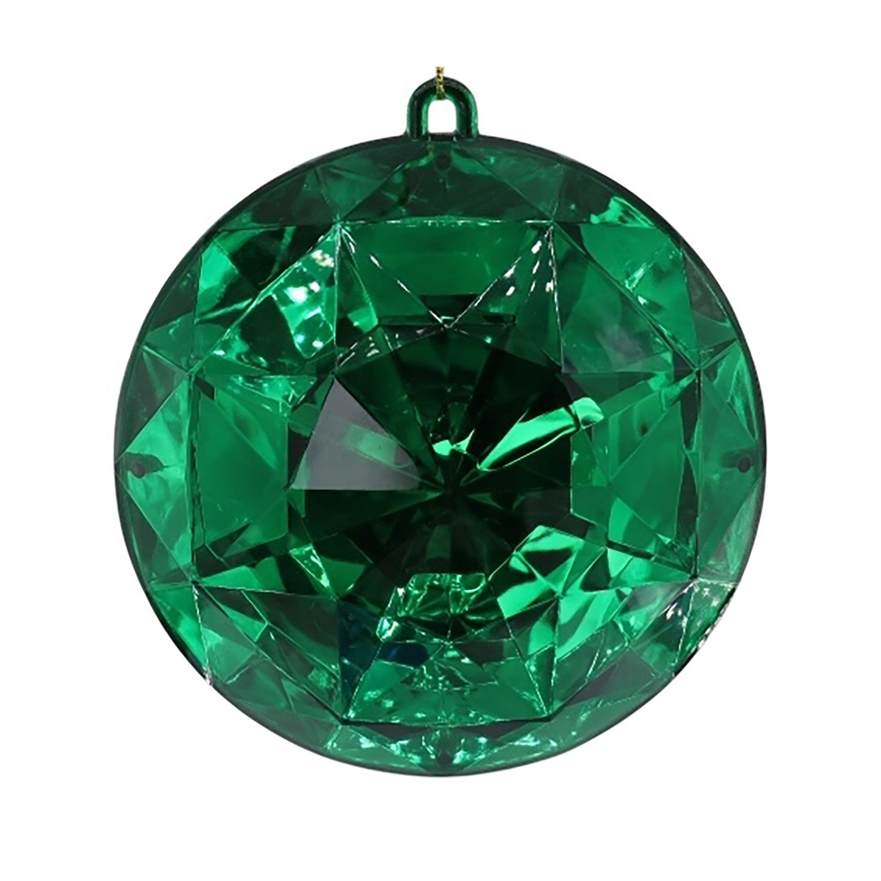 Green Diamond Round Hanging Decoration (16cm)