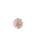 Pink Pastel Sparkle Bauble (10cm)