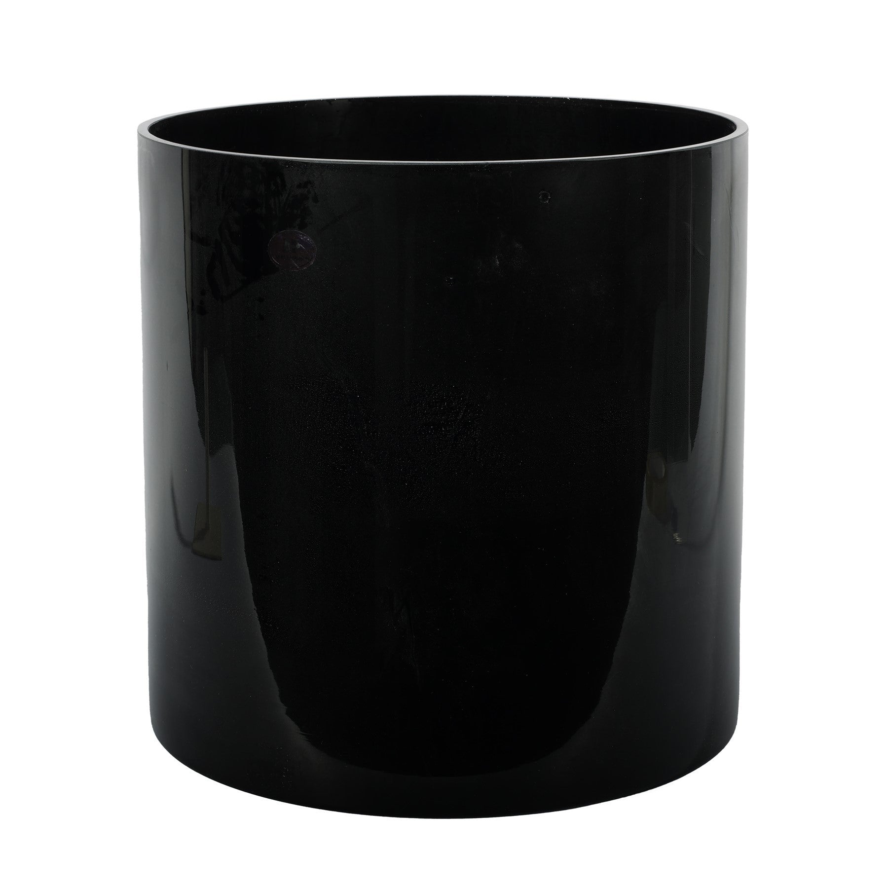 Cylinder Vase - Black Gloss - H25x25cm