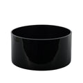 Black Gloss Shallow Cylinder Bowl (10cm)