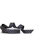 Black with White Polka Dot Ribbon 15mm