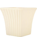 Cream Curved Fanfare Plant Pot