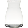 Clear High Neck Glass Vase