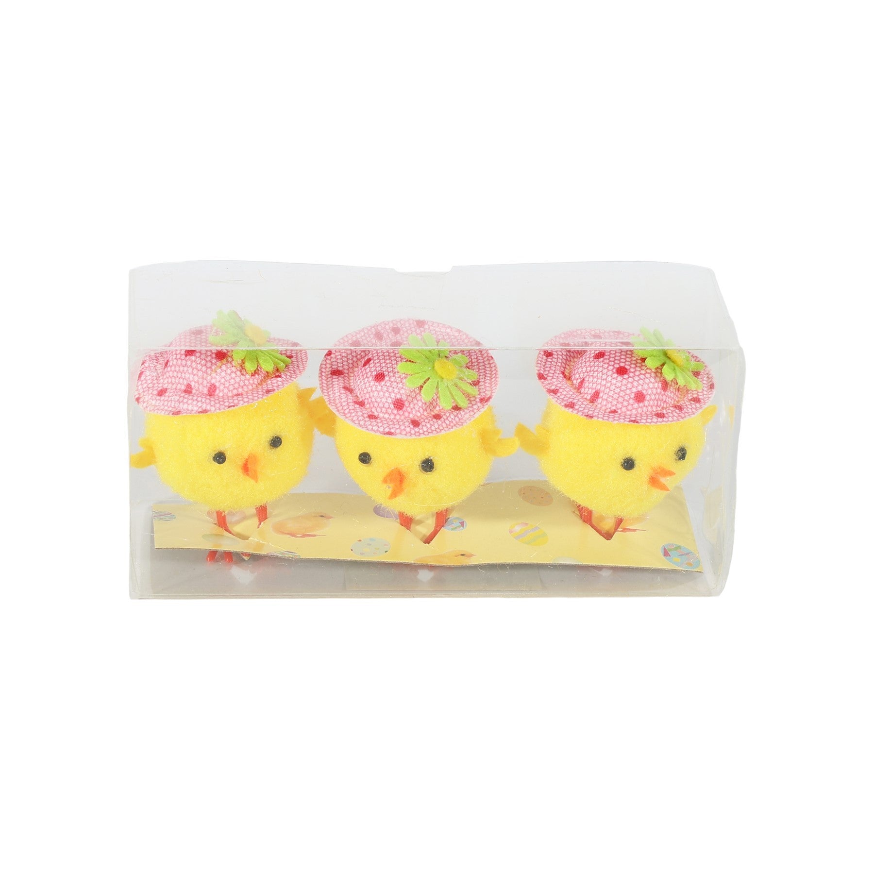 3 Chicks with Hats