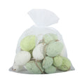 White &amp; Green Eggs in Bag