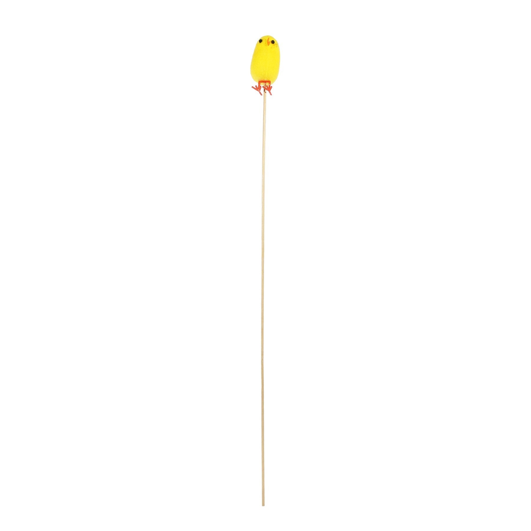 Chick on Wooden Stick (Pack of 6)