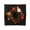 Autumn Wreath with Leaves &amp; Pumpkins (30cm)