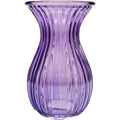 Lilac Harper Fluted &amp; Flared����Glass Vase (14cm)