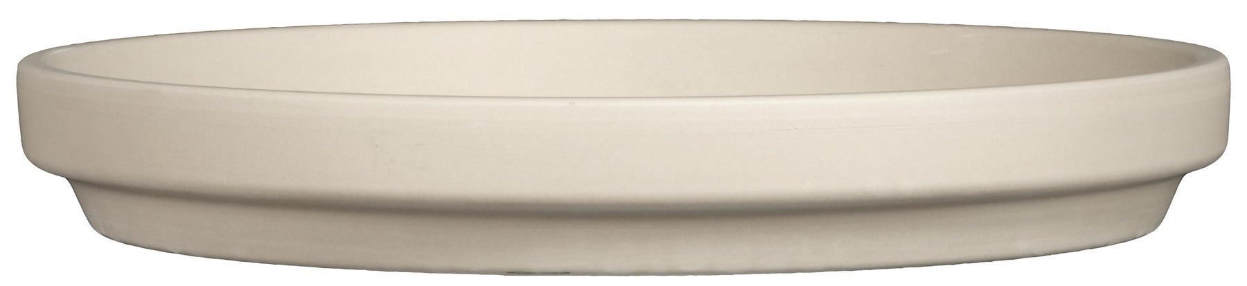 White Granite Terracotta Saucer (18.5����x 2.5cm)