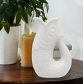 White Fish Jug Vase (20cm)