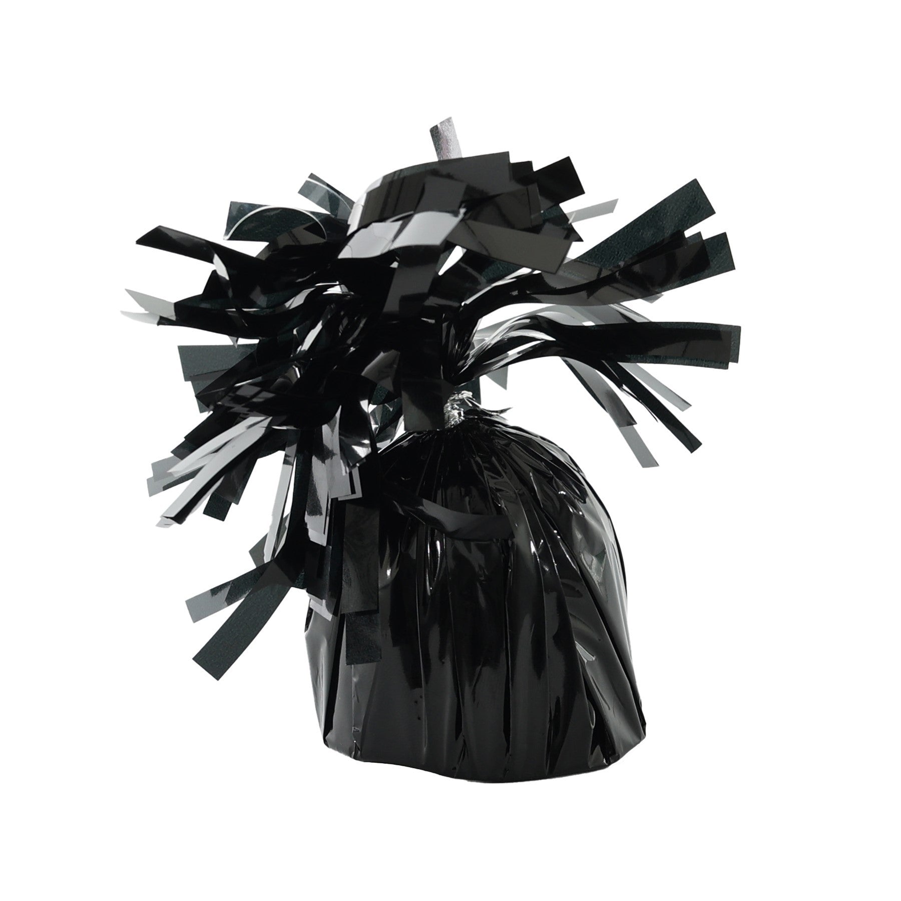 Black Foil Balloon Weight with Tag
