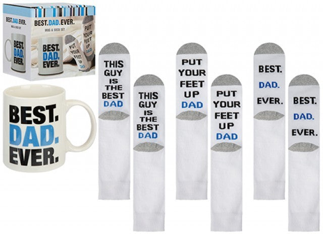 Best Dad Ever Mug &amp; Socks Set