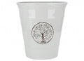 Grey Deluxe Plastic Planter (40cm)